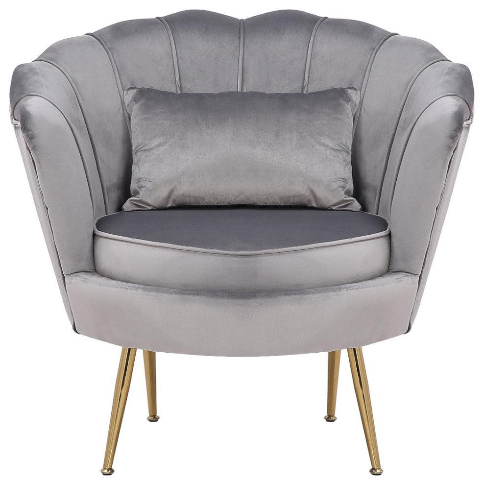 Queen Lounge Chair, Gray