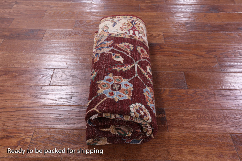 5' 0" X 6' 8" Persian Tabriz Hand Knotted Wool Rug Q11330