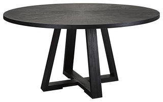 Uttermost Gidran Round Black Dining table
