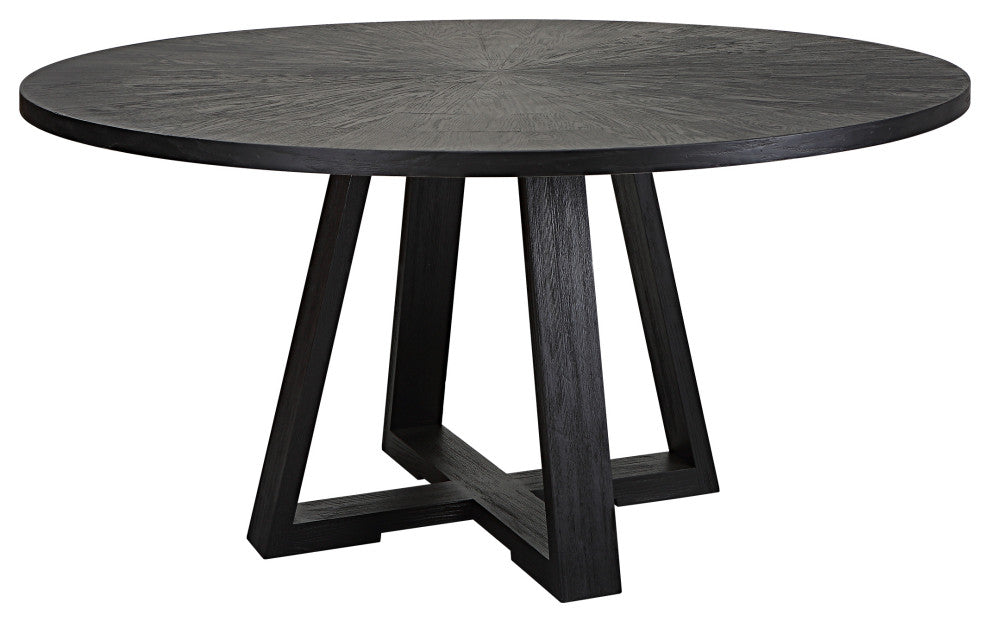 Uttermost Gidran Round Black Dining table