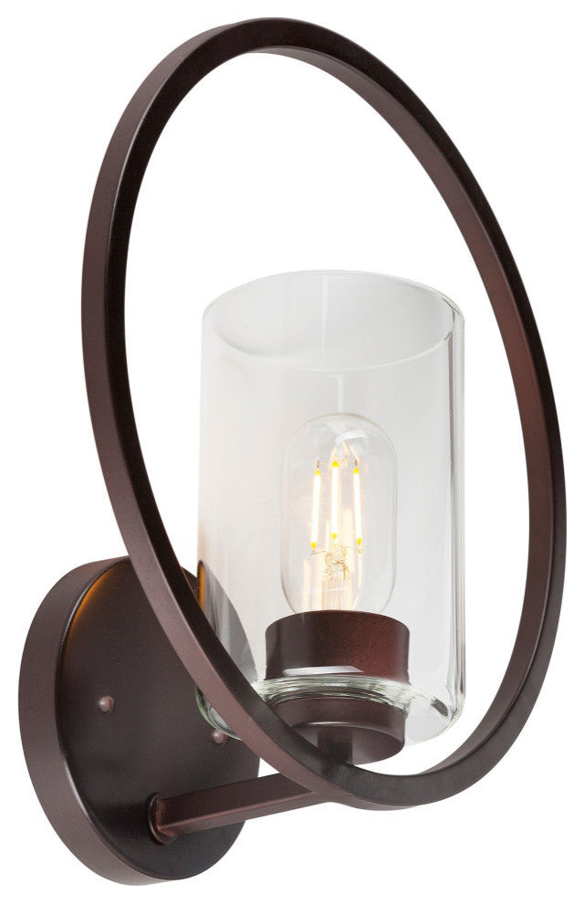 1-Light Wall Sconce, Antique Bronze