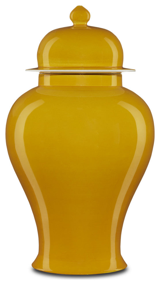 Imperial Yellow Temple Jar