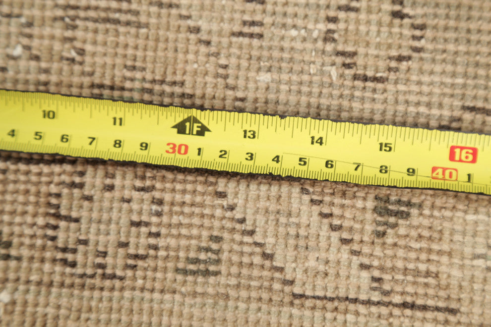 Consigned, Traditional Vintage Faded Handmade Persian Area Rug, Beige, 6x10