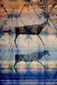 "Herd Drawing" Print on Canvas, 30"x45"