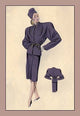 Smart Suit with Chalk Stripe - Gallery Wrapped Canvas Art 28" x 42"