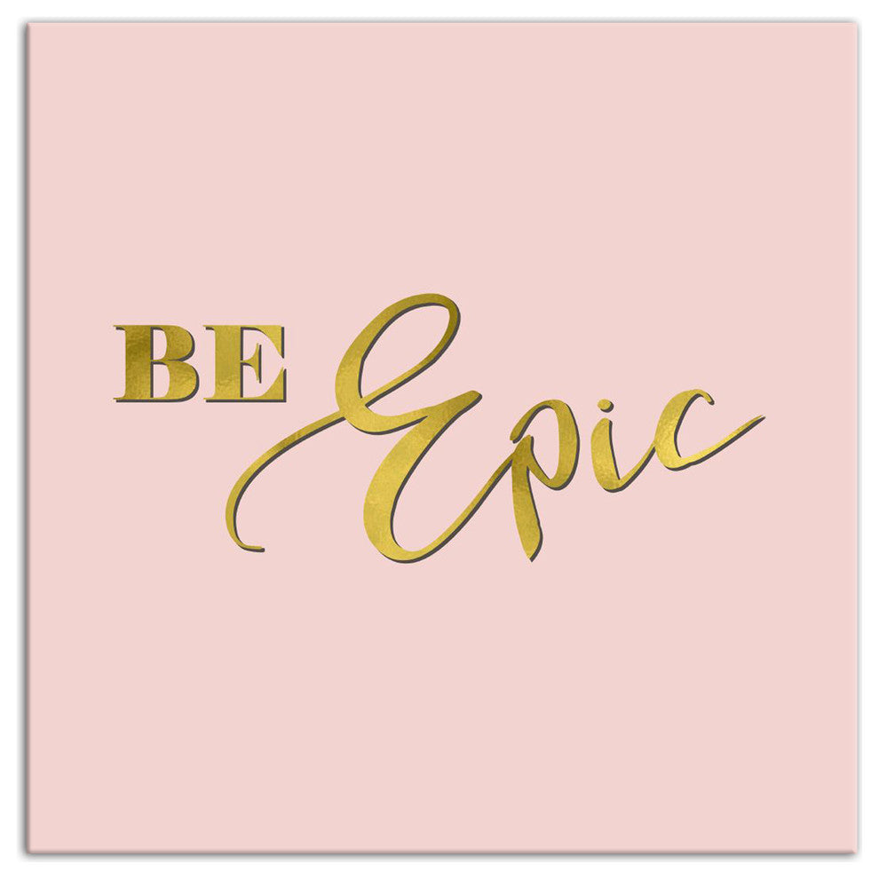 Be Epic Canvas Wall Art, 12x12