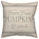 Farm Fresh Pumpkins 18x18 Spun Poly Pillow