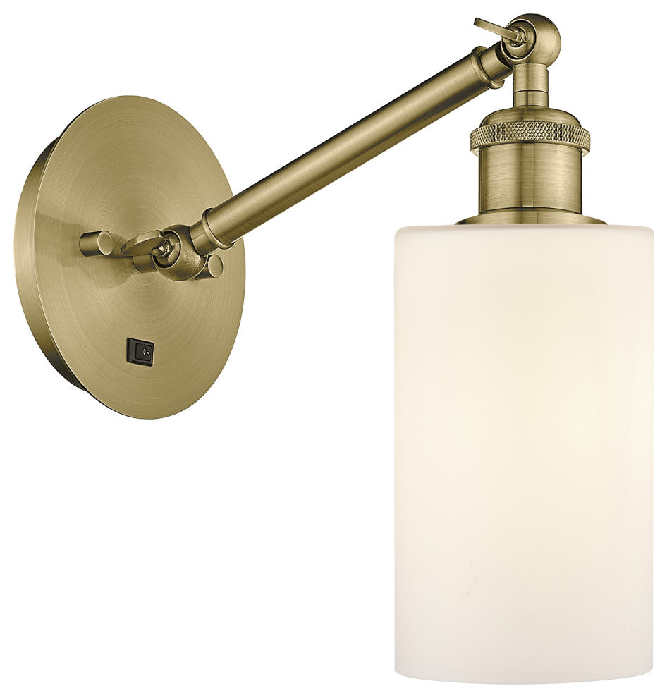 Innovations 317-1W-AB-G801 1-Light Sconce, Antique Brass