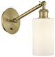 Innovations 317-1W-AB-G801 1-Light Sconce, Antique Brass