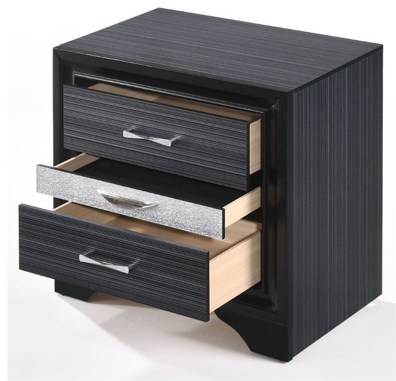 ACME Naima Nightstand, Black