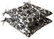 Essence Black Beige Wrought Iron Seat Cushion, Set of 2