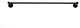 Italia Florence Series 18" Towel Bar in Matte Black