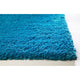 KAS Bliss 1577 Highlighter Blue Shag Area Rug, 5' x 7'