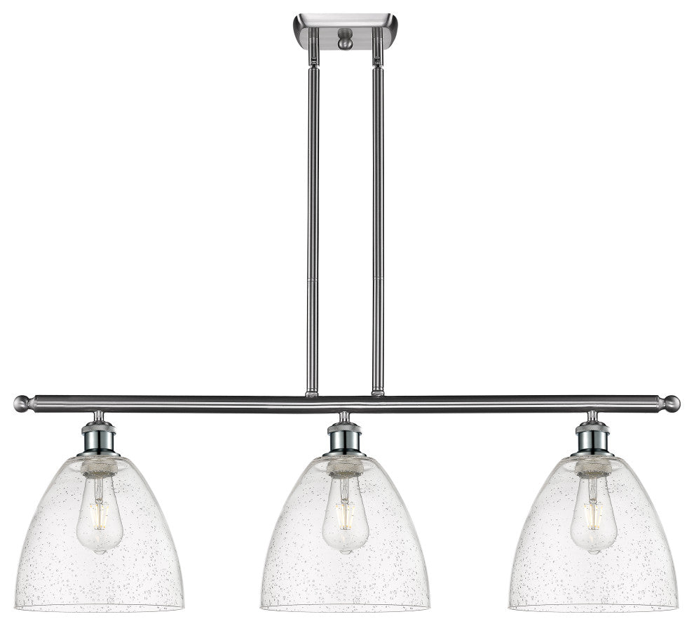 Innovations 516-3I-SN-GBD-94-LED 3 Light Island Light, Brushed Satin Nickel