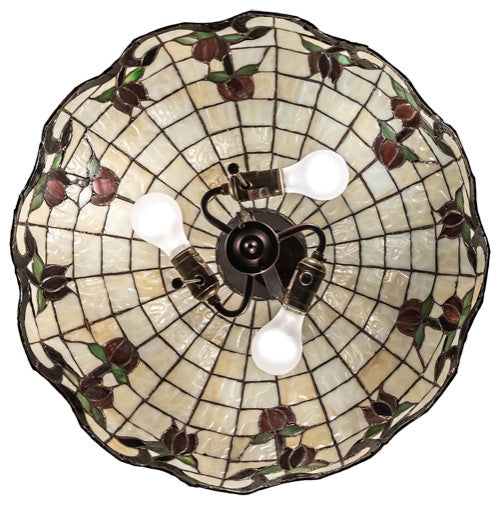 Meyda Lighting 232767 20" Wide Roseborder Pendant