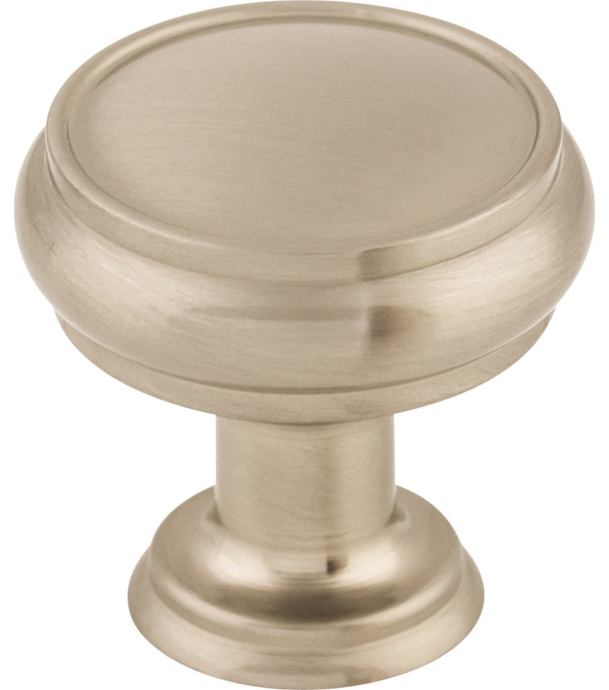 Top Knobs TK831 Eden 1-3/16 Inch Mushroom Cabinet Knob - Brushed Satin Nickel