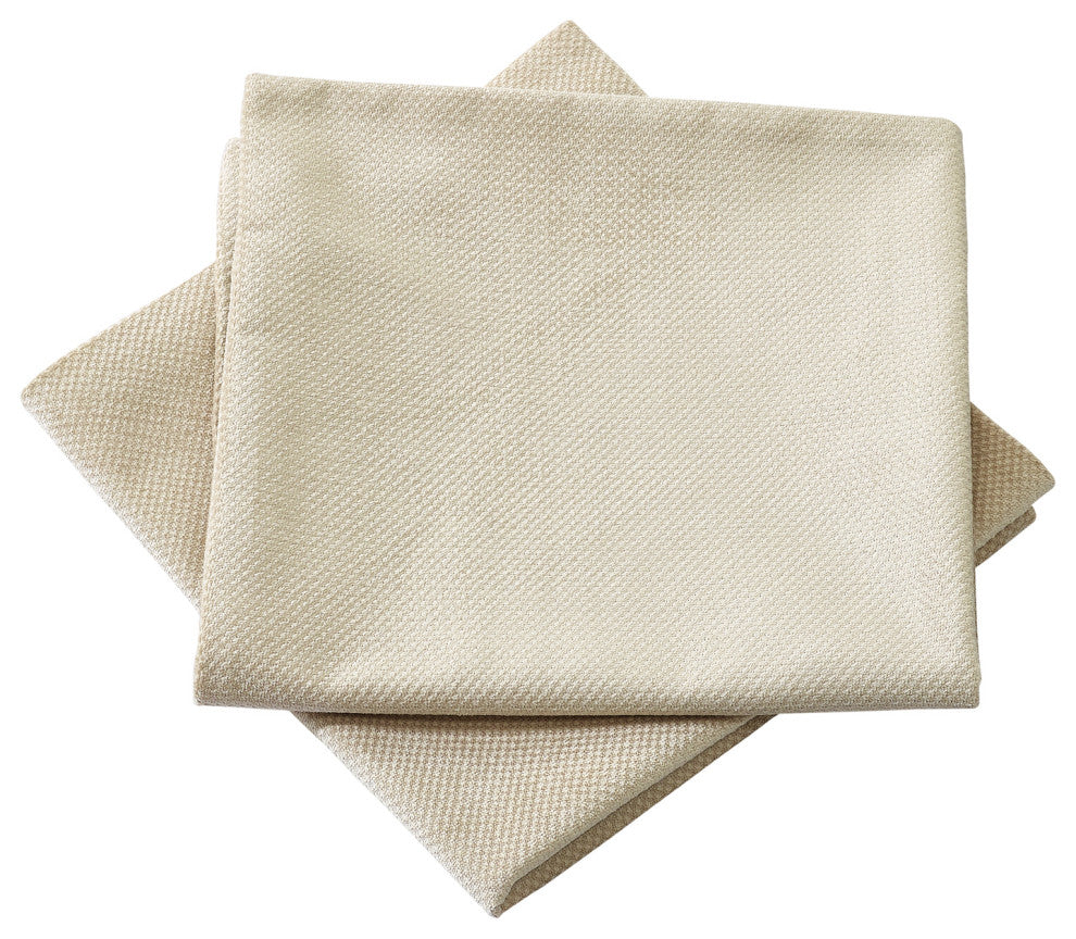 Milliken Plush Pillow Shell 2 Piece Set, Oatmeal, 26" X 26"