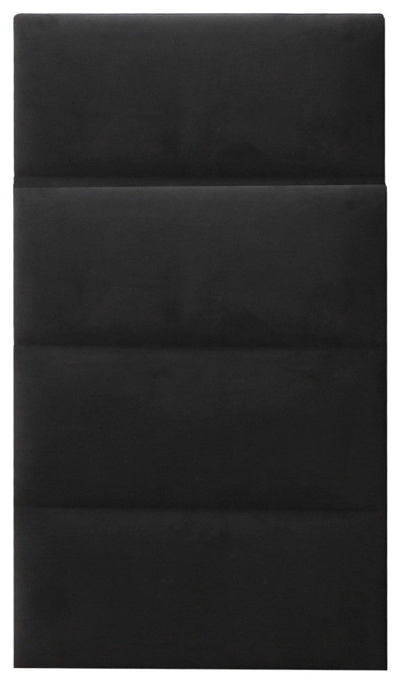 Eliana Black Velvet King Wings (Set of 2) - Black