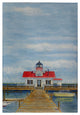 Betsy Drake Marshes Lighthouse Guest Towel