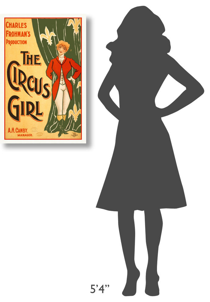 Charles Frohman's Production, The Circus Girl, 20x30