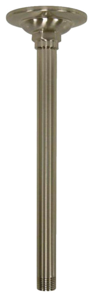 Showerscape 10" Raindrop Shower Arm, Brushed Nickel