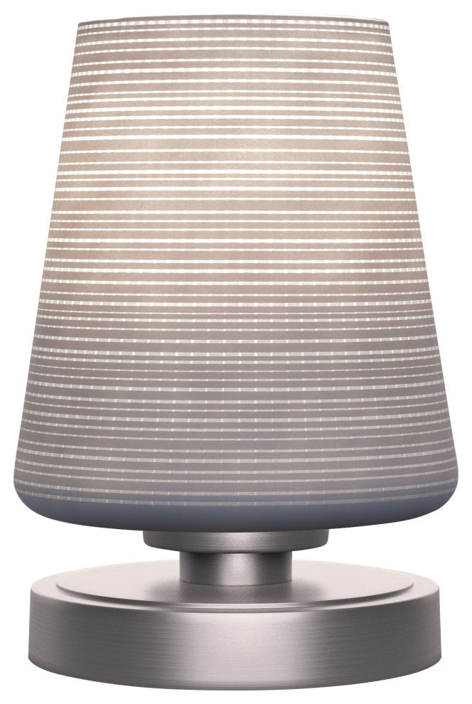 Luna 1-Light Table Lamp, Graphite/Gray Matrix