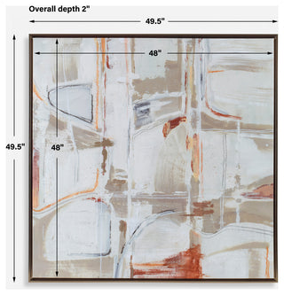 Uttermost Neutral Nirvana Abstract Canvas Art