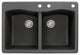 Transolid Aversa, Black, 22"x33"x9.5"