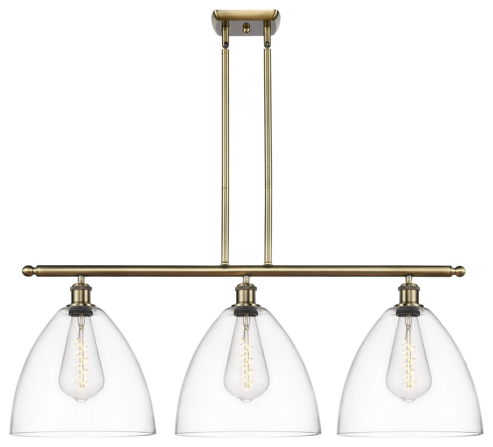 Innovations 516-3I-AB-GBD-122-LED 3 Light Island Light, Antique Brass