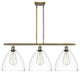 Innovations 516-3I-AB-GBD-122-LED 3 Light Island Light, Antique Brass