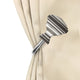 Kira Curtain Holdback, Pair, Satin Nickel
