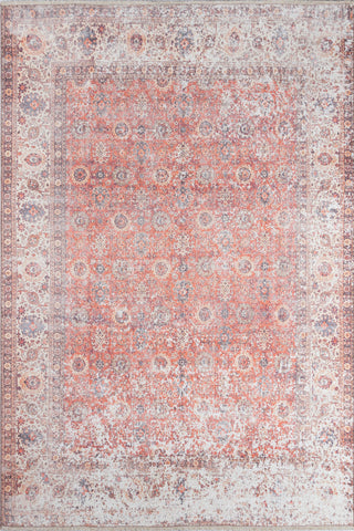 Momeni Chandler Cotton Polyester Traditional Red Rug 2' X 3'