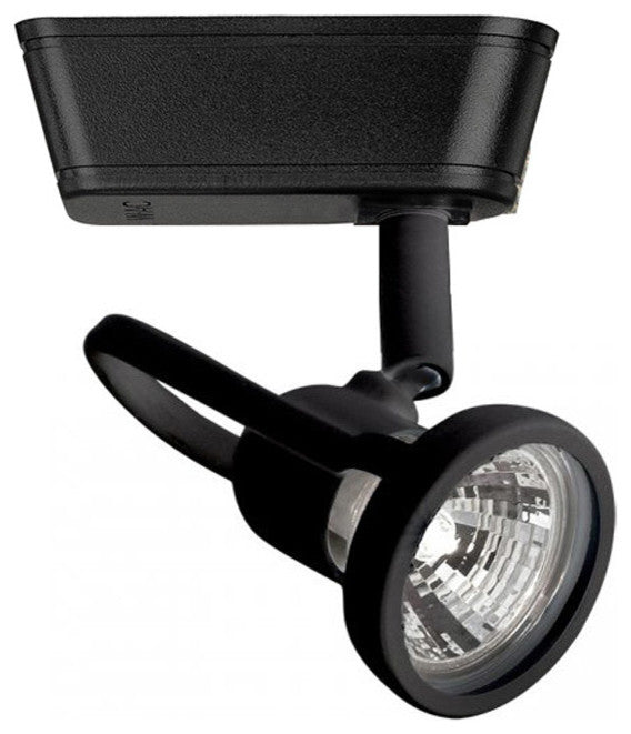 WAC Lighting Low Voltage Track Fixture 50W in Black for L Track