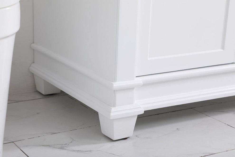 Weston Single Bathroom Vanity Set, White, 36