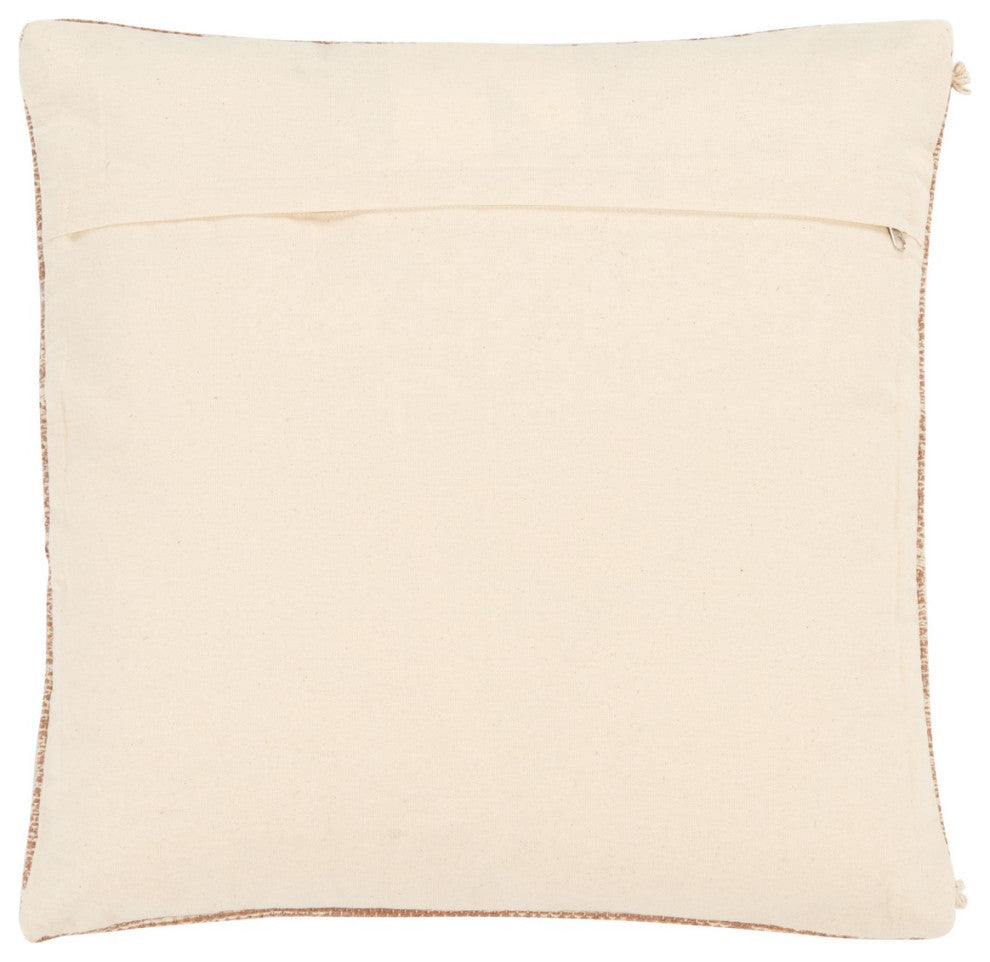 Safavieh Nikola Pillow Peach 18" X 18"