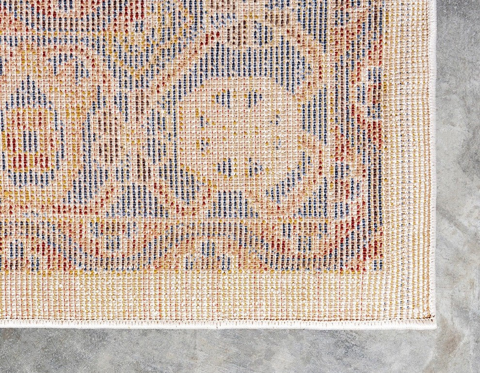 Traditional Ulla 9'x12' Rectangle Ivory Area Rug