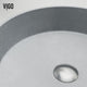 Windsor 16"L x 16"W Concrete Vessel Sink and Ashford 11"H Faucet Set