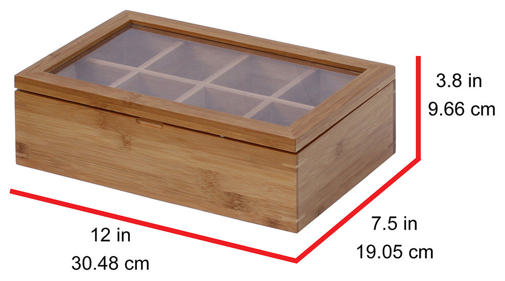 Oceanstar Bamboo Tea Box