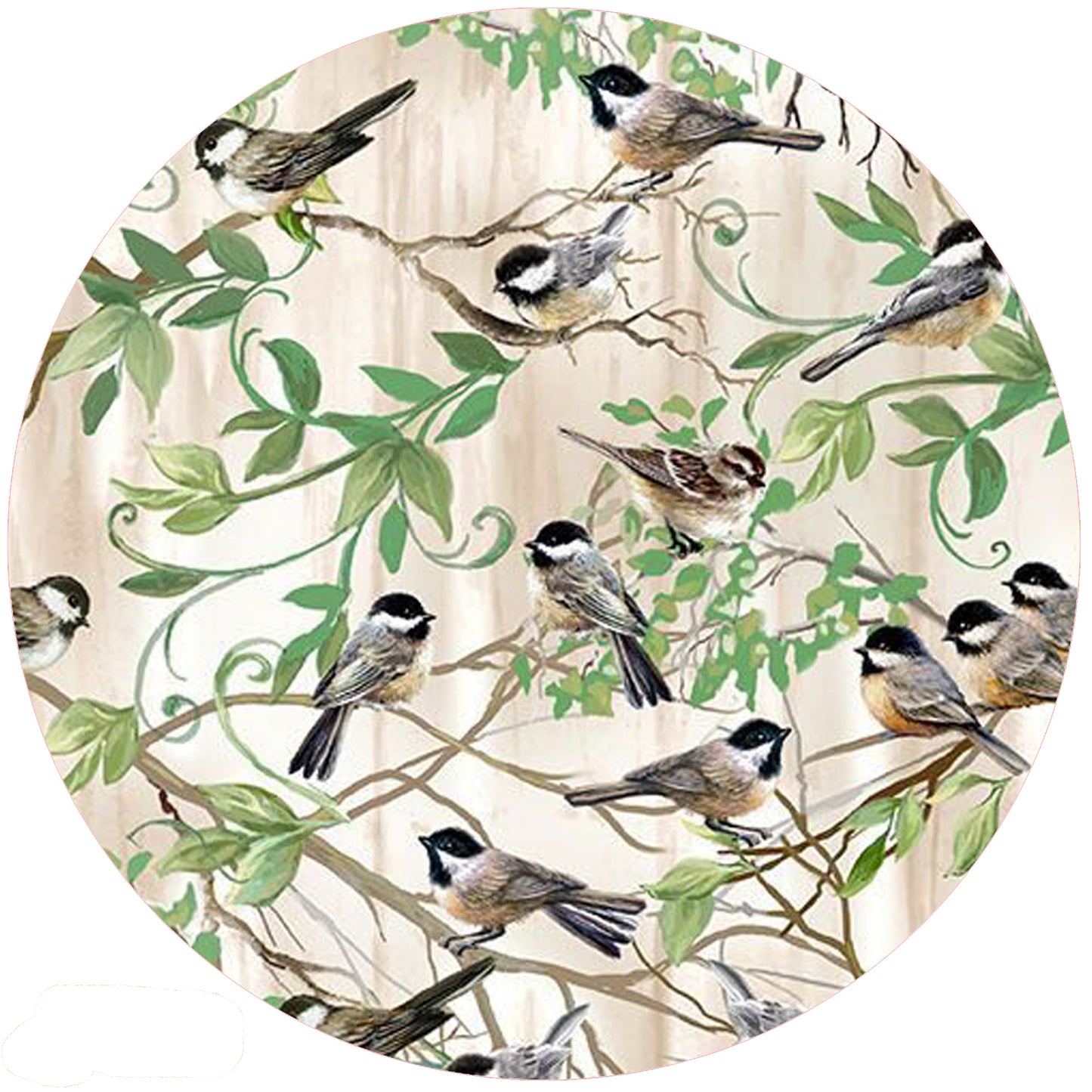 Andreas Chickadee Trivet, 9" Square