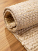 HAND KNOTTED SUMAK JUTE ECO-FRIENDLY SOLID AREA RUGS, Ivory,Solid,Outdoor Indoor, [Rectangle] 6'x9'
