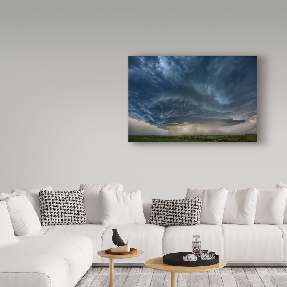Alexander Fisher 'Montana Supercell' Canvas Art, 19"x12"