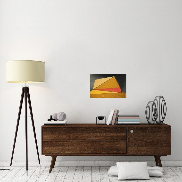 "The Yellow Roof" Stretched Canvas Giclee by Gilbert Claes, 24"x16"