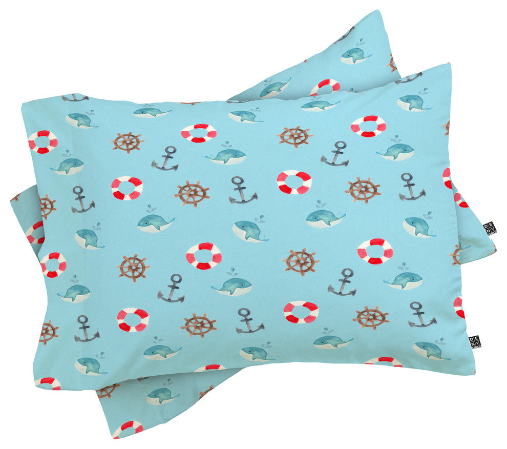 Deny Designs Wonder Forest Nautical Necessities Pillowcase