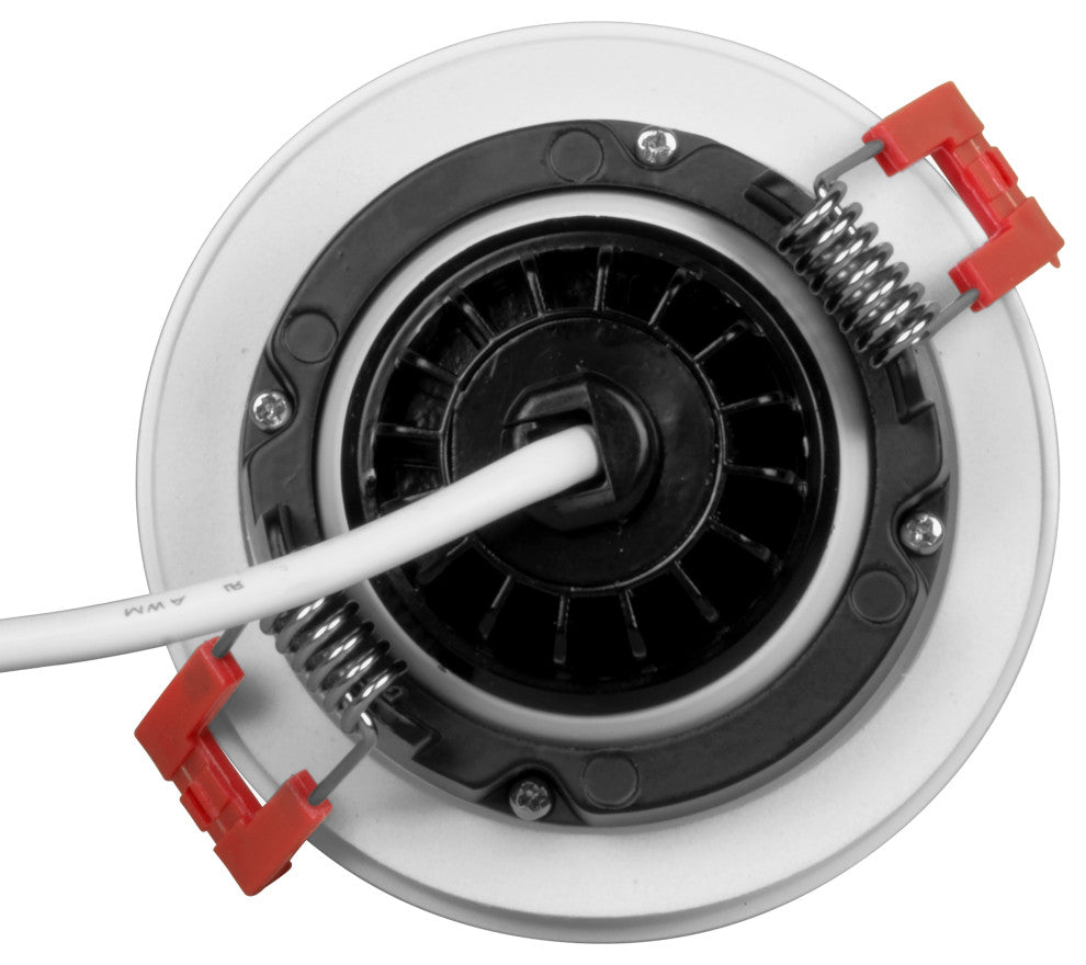 3" LED Gimbal Recessed Downlight, White, 5000k