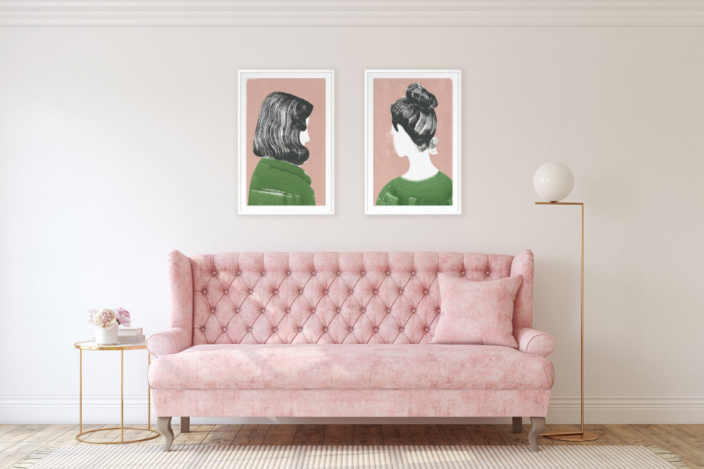 Jane Fine Art Print, White, 42"x28"
