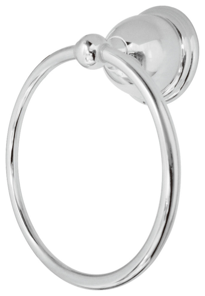 Kingston Brass 6" Towel Ring, Polished Chrome