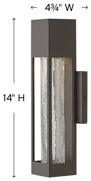 Outdoor Vapor Small Wall Mount in Bronze
