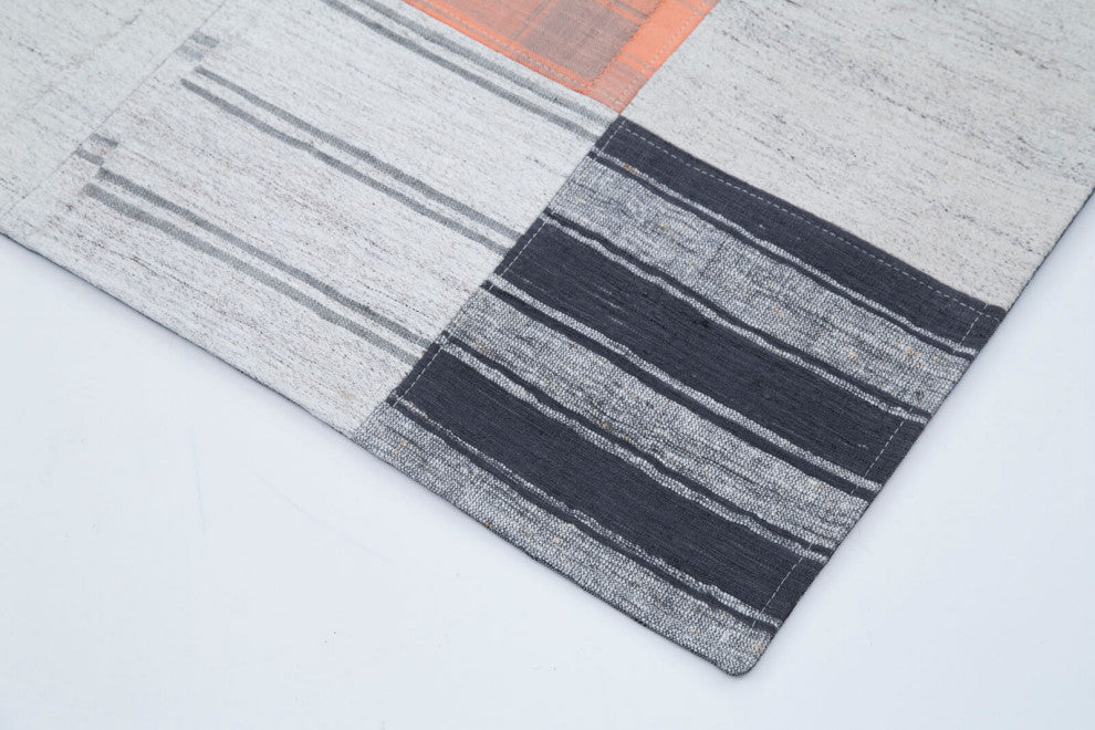 Rug N Carpet - Handmade Anatolian 6' 8'' x 9' 10'' Rustic Patchwork Kilim Rug