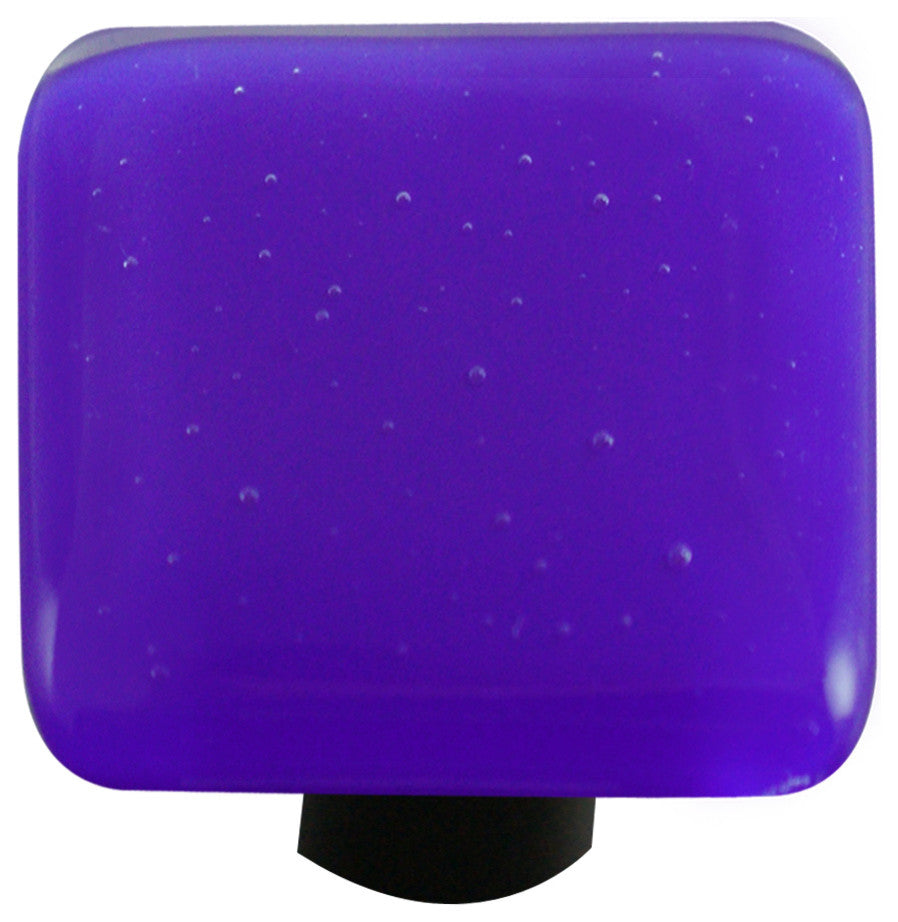 Deep Cobalt Blue Knob, Black Post