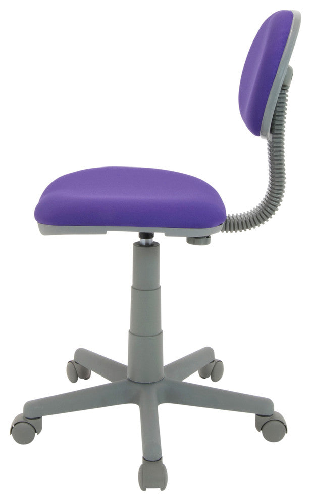 Deluxe Task Chair, Purple and Gray